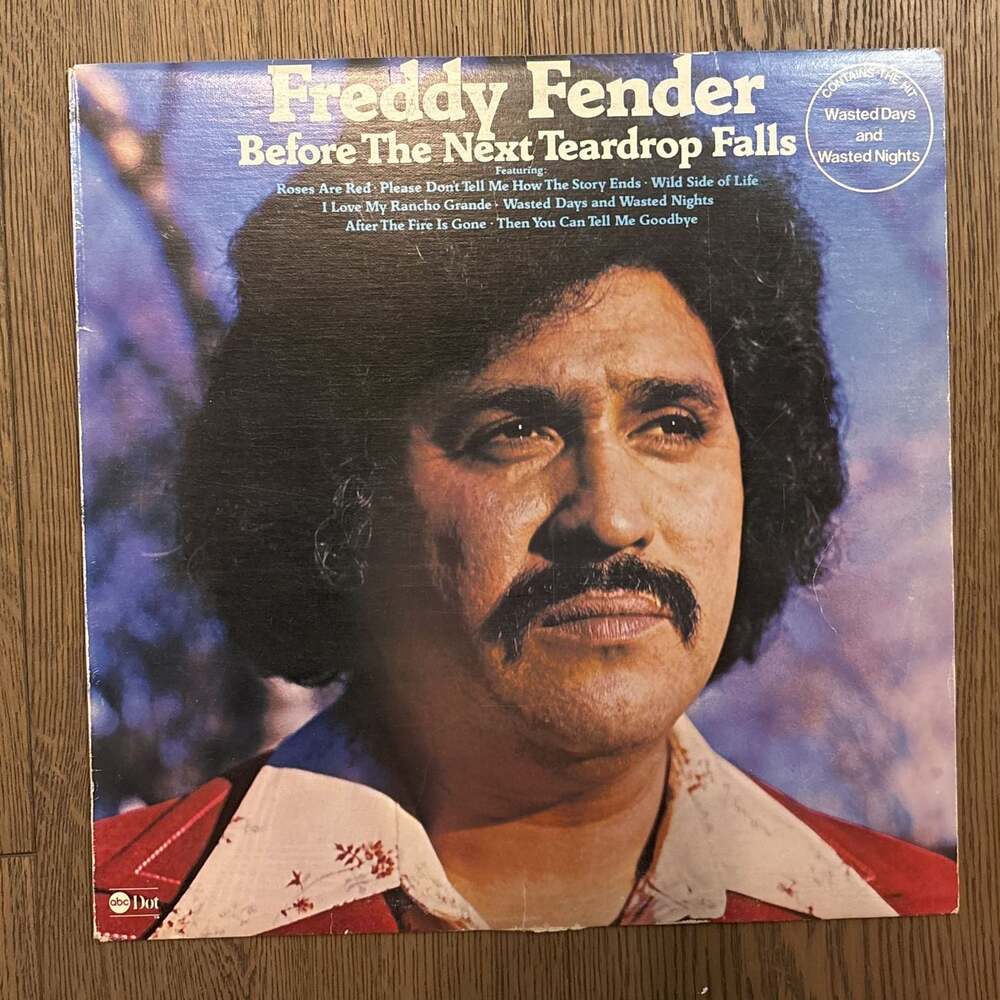 Freddy Fender - Before The Next Teardrop Falls Vinyl LP Record